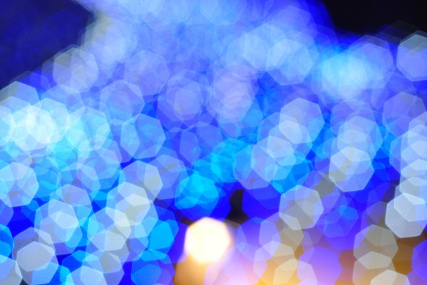 Blue blurry lights abstract Photo by Pixabay