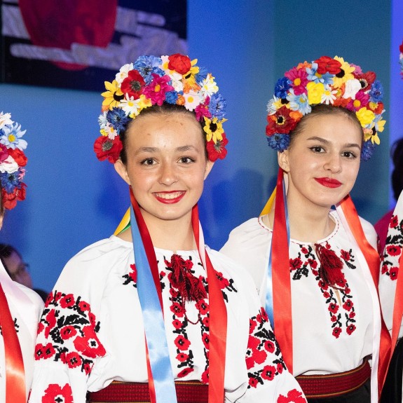 Ukrainian dancers at Global Tastes 2022
