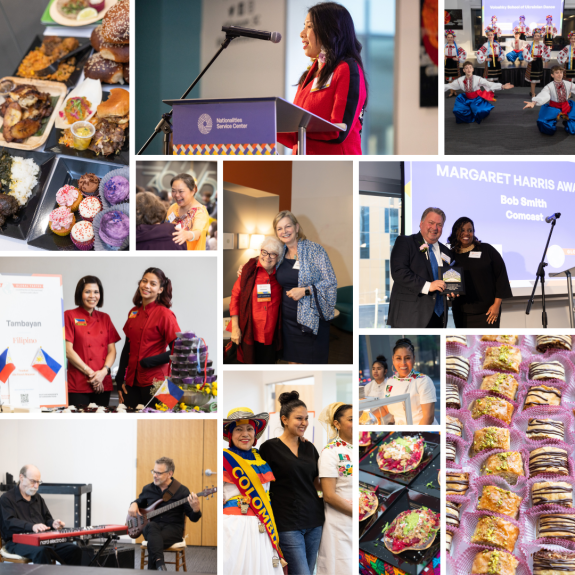 Collage of photos from Global Tastes 2023